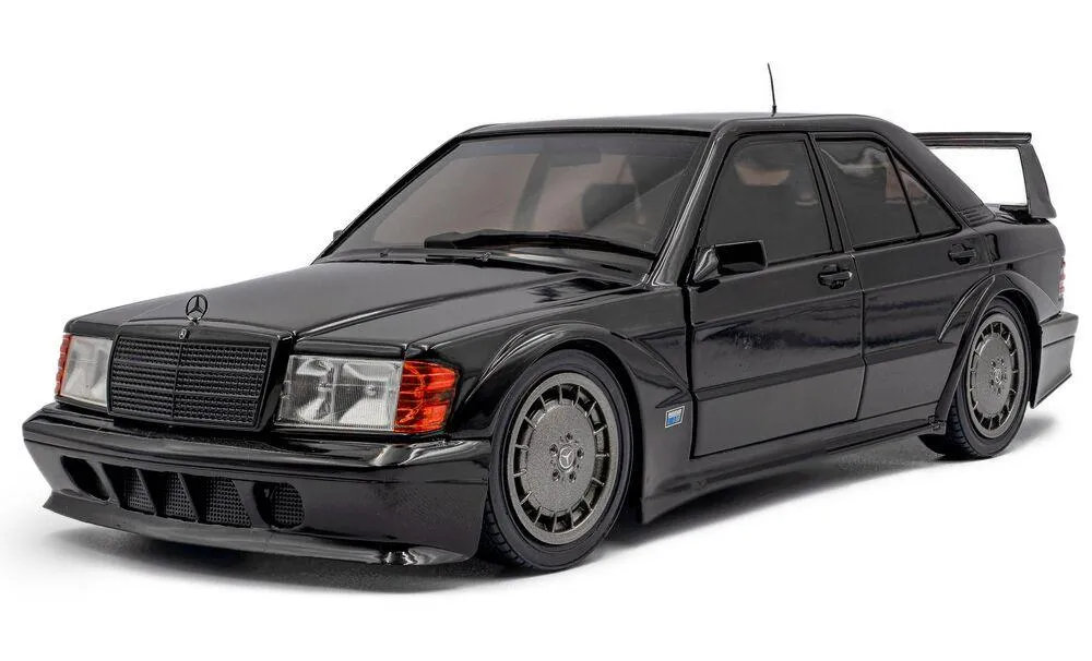 1/18 MERCEDES-BENZ 190 (W201) EVO II SOLIDO WORKS BLACK 1990
