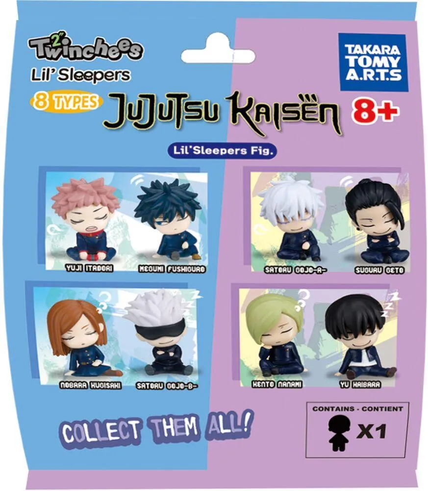 TWINCHEES JUJUTSU KAISEN LIL' SLEEPERS FIGURINES - W4