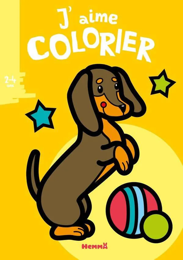 J'AIME COLORIER 2-4 ANS CHIEN