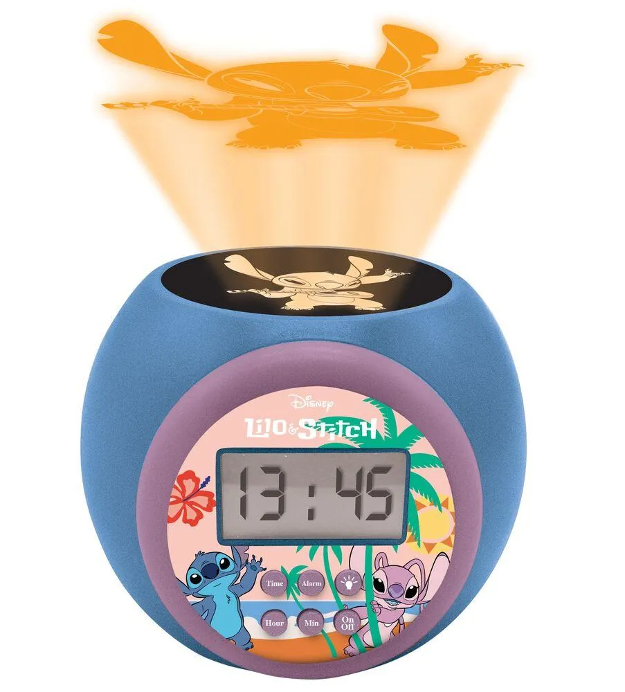 STITCH - REVEIL PROJECTEUR  AVEC FONCTION MINUTEUR