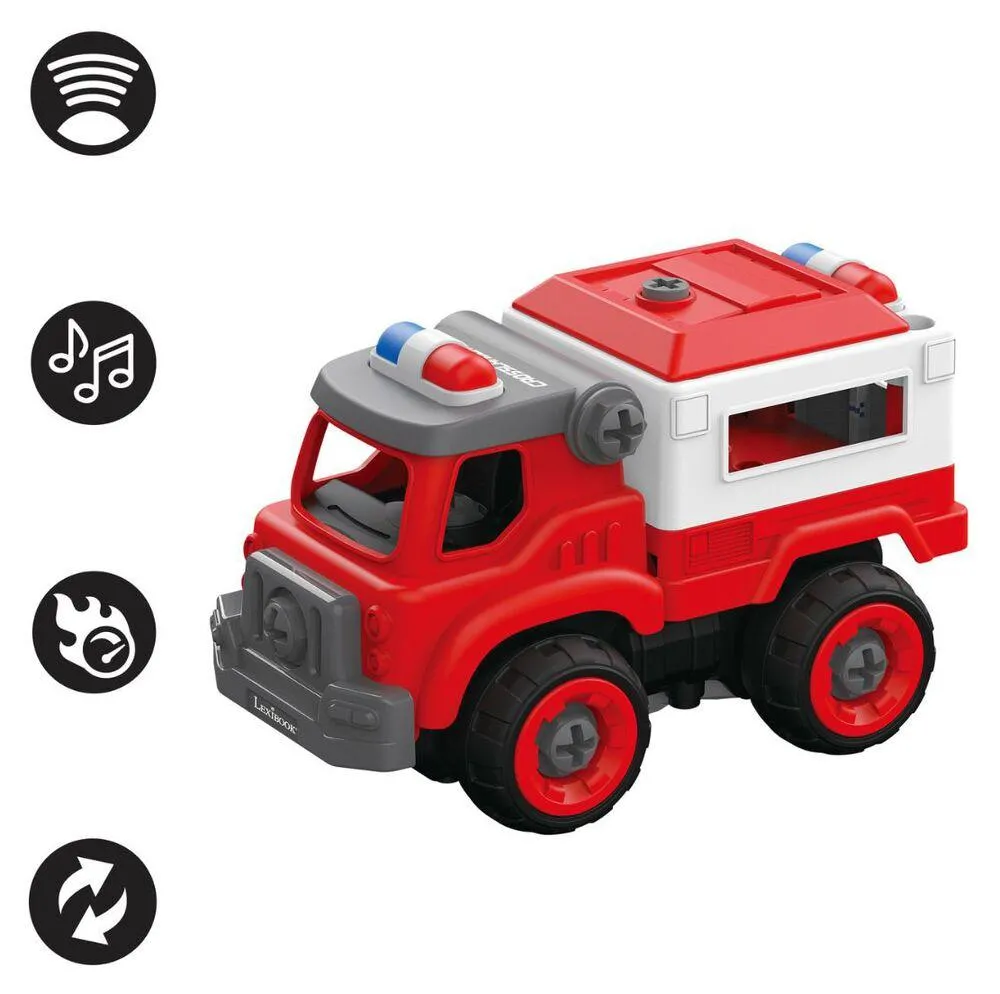 CROSSLANDER FIREMAN SET CAMIONS DE POMPIERS 3 EN 1