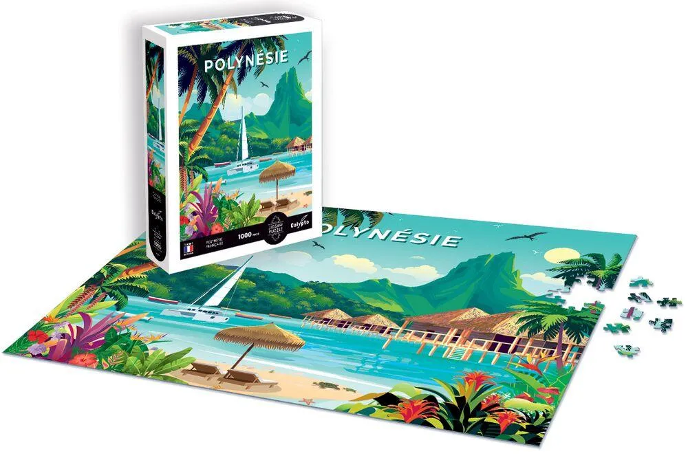 PUZZLE 1000 PIECES - POLYNESIE FRANCAISE
