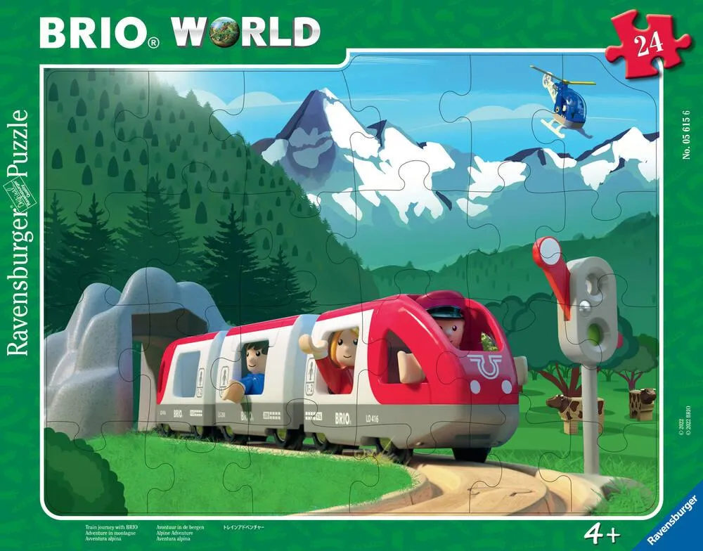 BRIO - PUZZLE CADRE AVENTURE EN MONTAGNE 30-48 PIECES