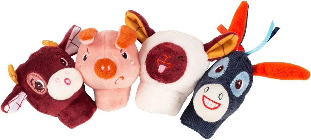 4 MARIONNETTES A DOIGTS FERME