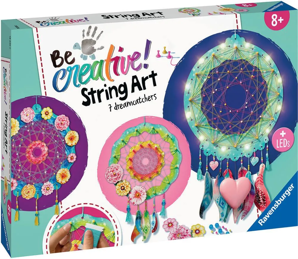 BE CREATIVE - STRING ART DREAMCATCHERS