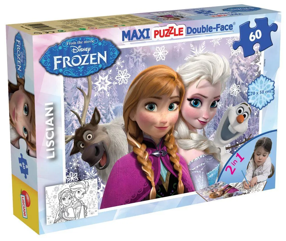 PUZLE 60 PIECES DOUBLE FACE MAXI FLOOR