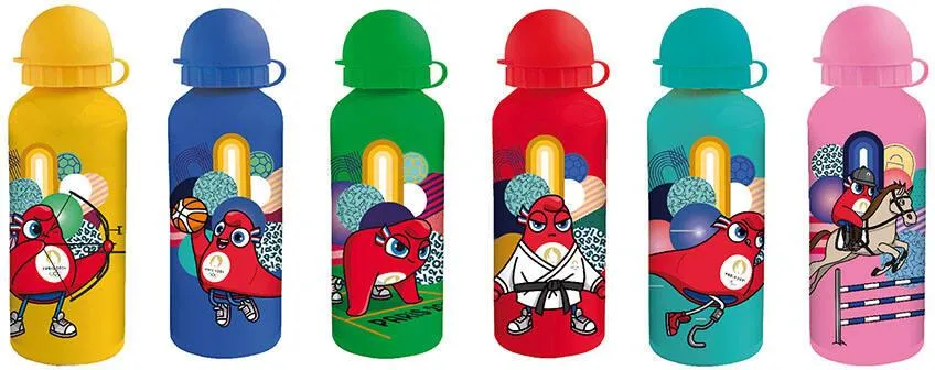 PARIS JO 2024 GOURDES ALUMINIUM 500 ML - 6 STYLES