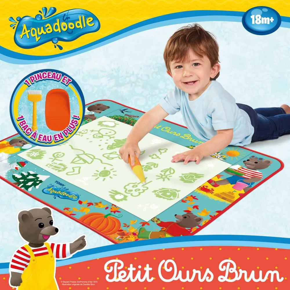 PETIT OURS BRUN - TAPIS AQUADOODLE