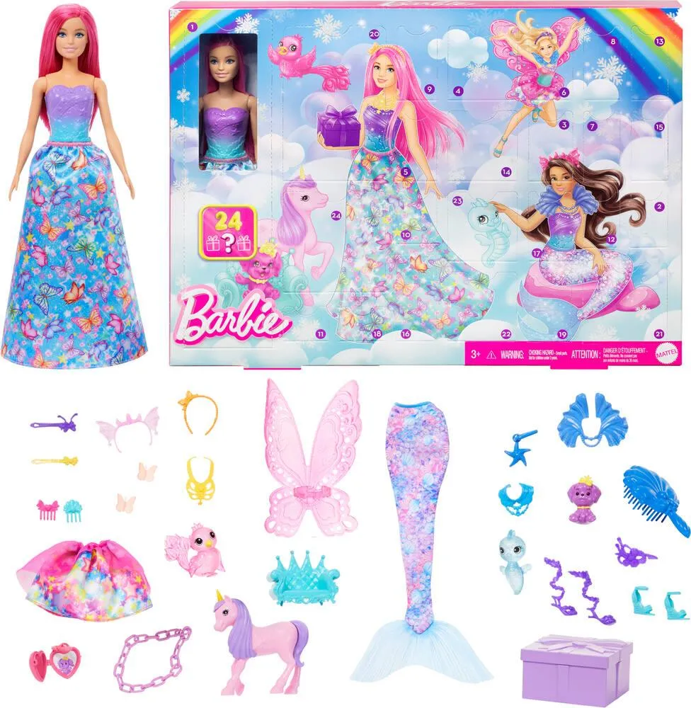 BARBIE - CALENDRIER DE L AVENT DREAMTOP