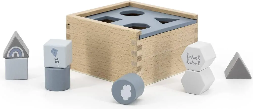 LABEL-LABEL - BOITE A FORMES - BLEU