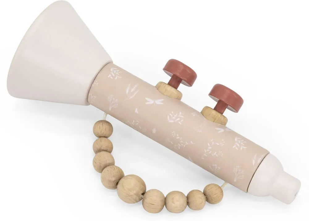 LABEL LABEL - TROMPETTE EN BOIS - ROSE