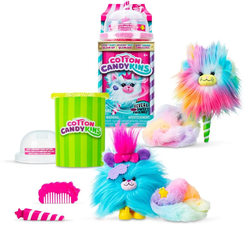 COTTON CANDY - PELUCHE BARBE A PAPA