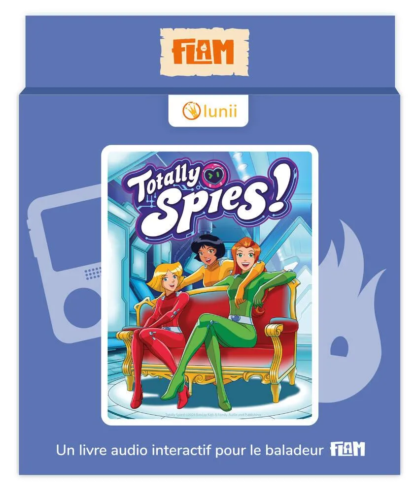 LUNII - TOTALLY SPIES - LIVRE AUDIO INTERACTIF DES 9 ANS A ECOUTER FLAM