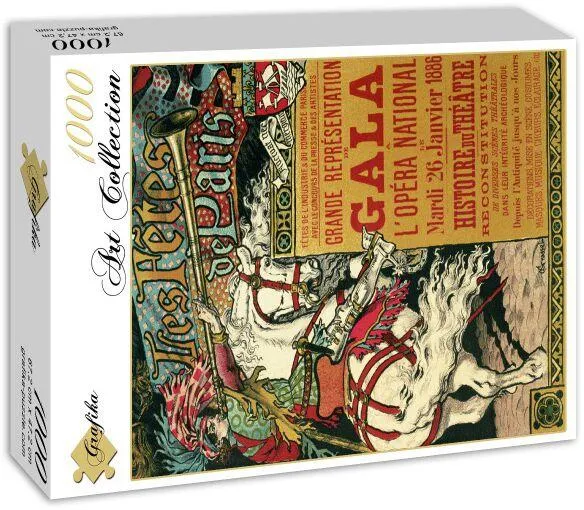 AFFICHE D'EUGENE GRASSET : LES FETES DE PARIS, 1896