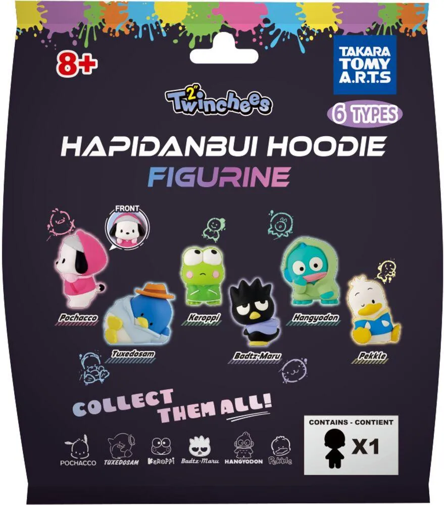 TWINCHEES SANRIO HAPIDANBUI HOODIE FIGURINES - W4