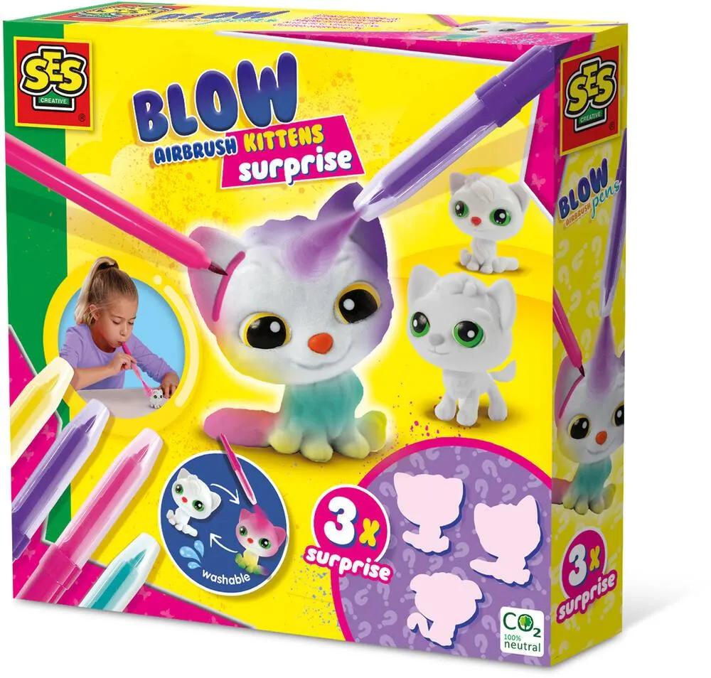 BLOW AIRBRUSH PENS - CHATONS SURPRISE 3X