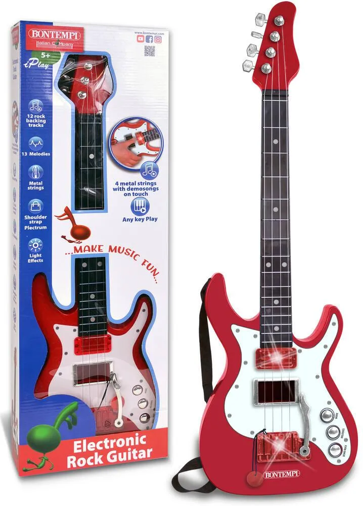 GUITARE ROCK ELECTRIQUE AVEC BANDOULIERE