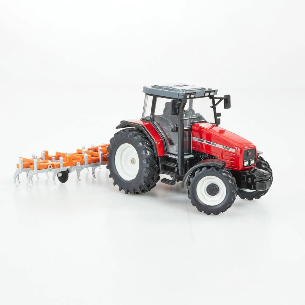 1/32 HERITAGE TRACTOR PLAYSET WITH FOLD UP CULTIVATOR
