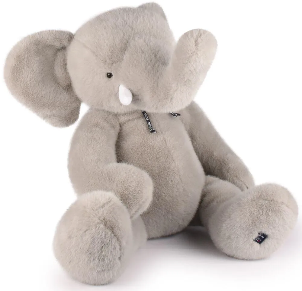 PELUCHE SOWEN - ELEPHANT GRIS SOURIS  80CM