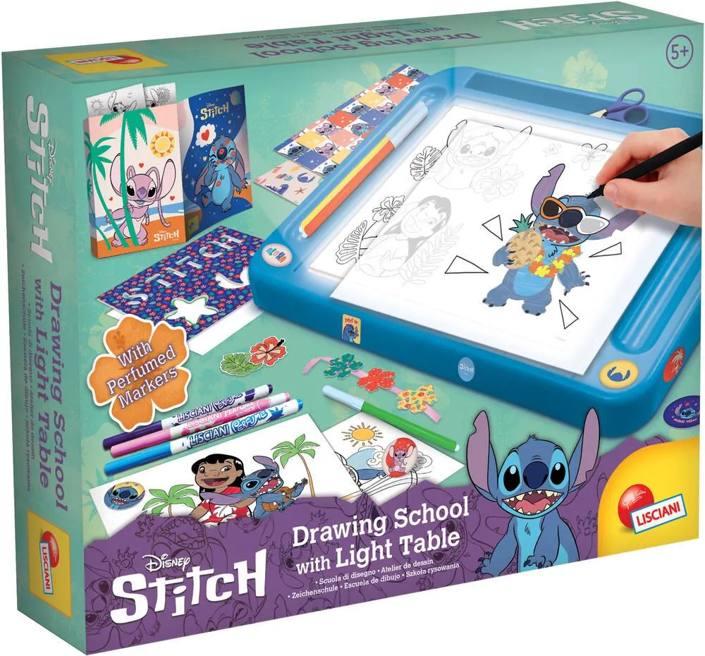 STITCH - ECOLE DE DESSINS AVEC TABLE LUMINEUSE