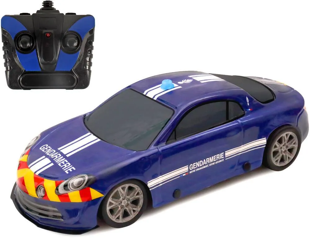 TURBO CHALLENGE - 1:24 VOITURE RADIOCOMMANDEE ALPINE A110 GENDARMERIE