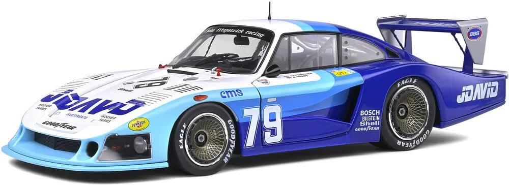 1/18 VOITURE PORSCHE 935 MOBY DICK BLUE 79 FITZPATRICK -HOBBS 24H LE MANS 1982