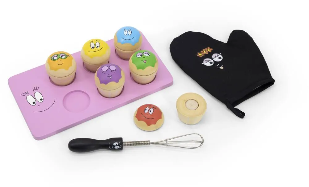 LABEL LABEL - BARBAPAPA CUPCAKES EN BOIS