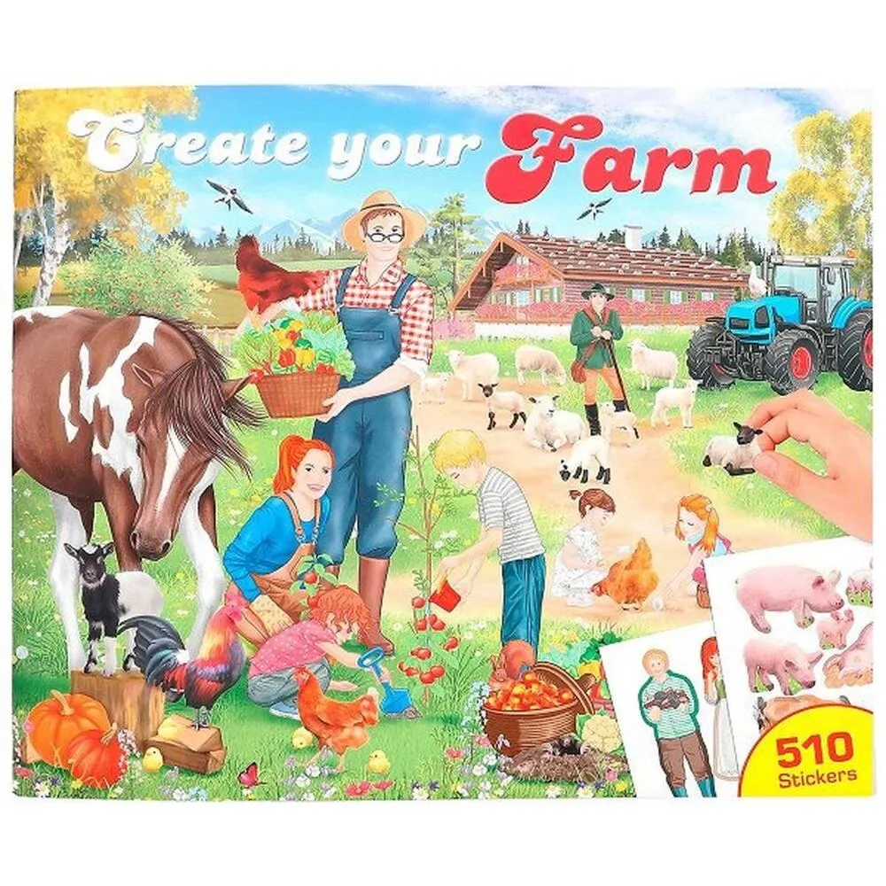 CREATE YOUR FARM COLOURING BOOK