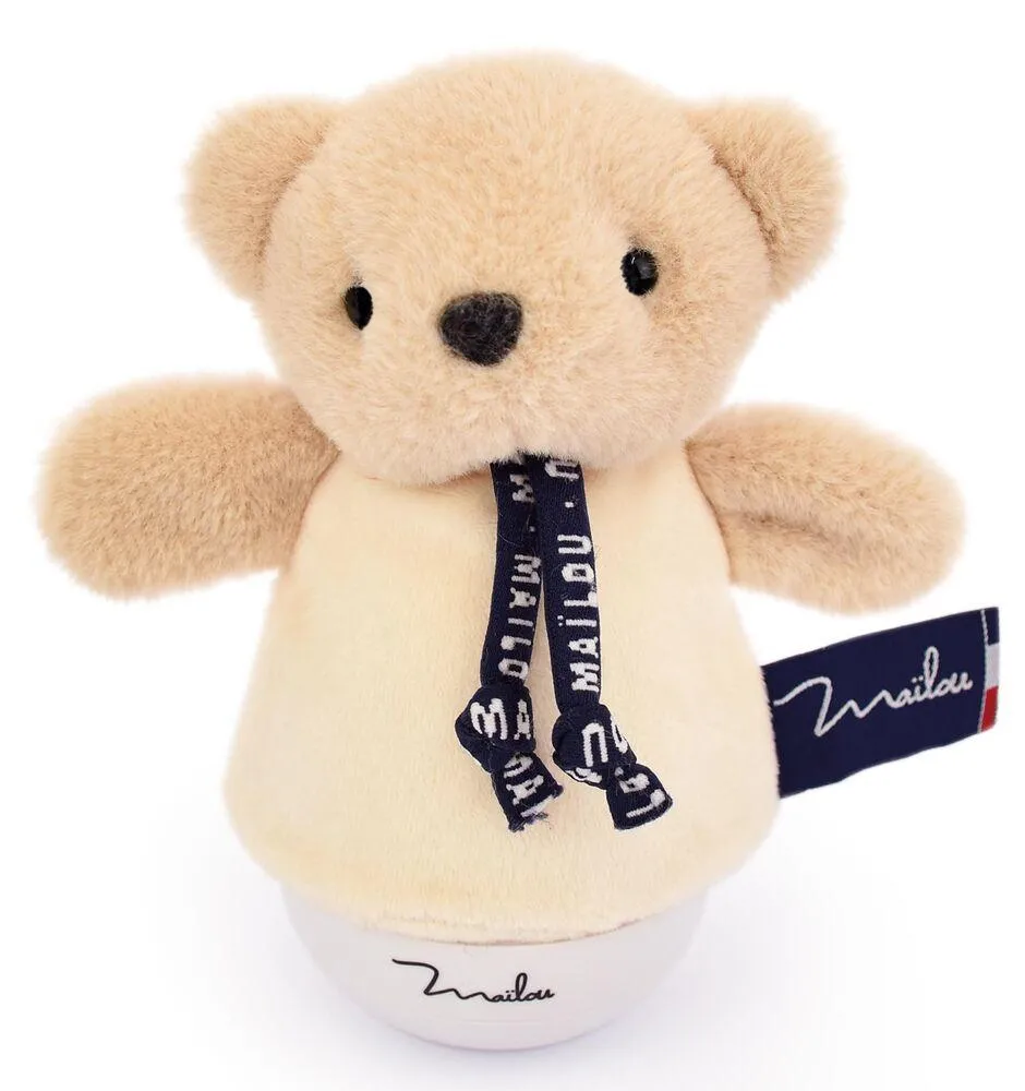 VEILLEUSE MUSICALE CULBUTO - OURS BEIGE