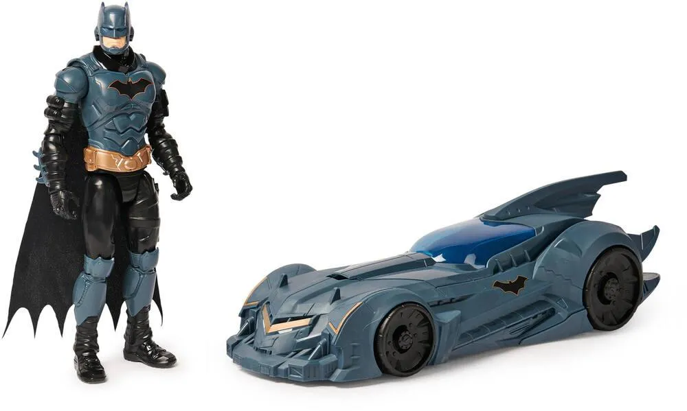 BATMAN -  PACK BATMOBILE ET FIGURINE BATMAN 30 CM