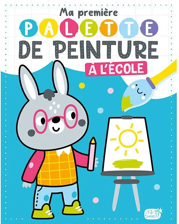 PREMIERE PALETTE DE PEINTURE - A L ECOLE