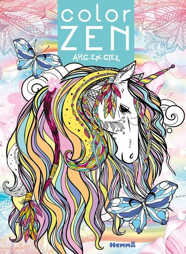COLOR ZEN - ARC-EN-CIEL LICORNE