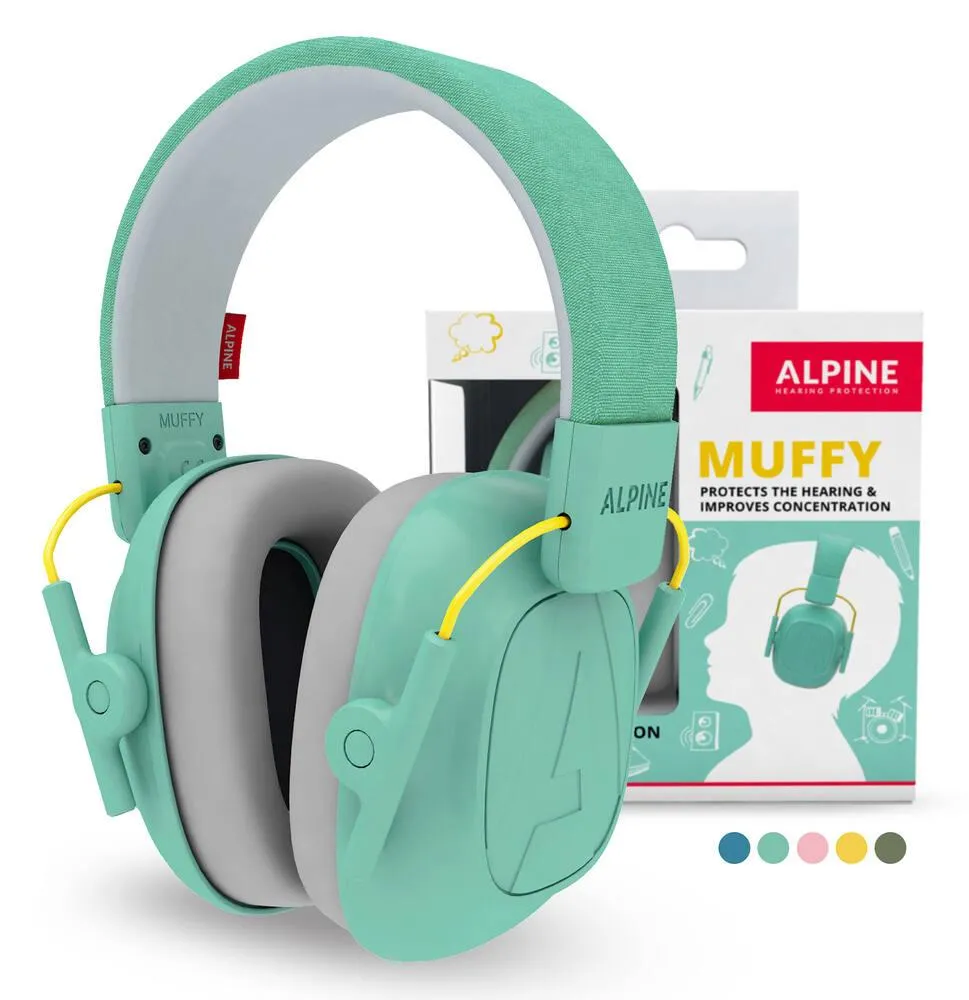 MUFFY KID MENTHE - CASQUE ANTIBRUIT POUR ENFANT
