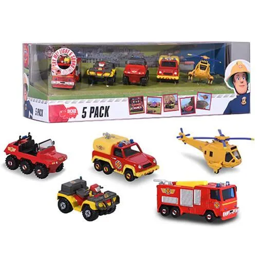 GIFTPACK 5 VEHICULES - SAM LE POMPIER