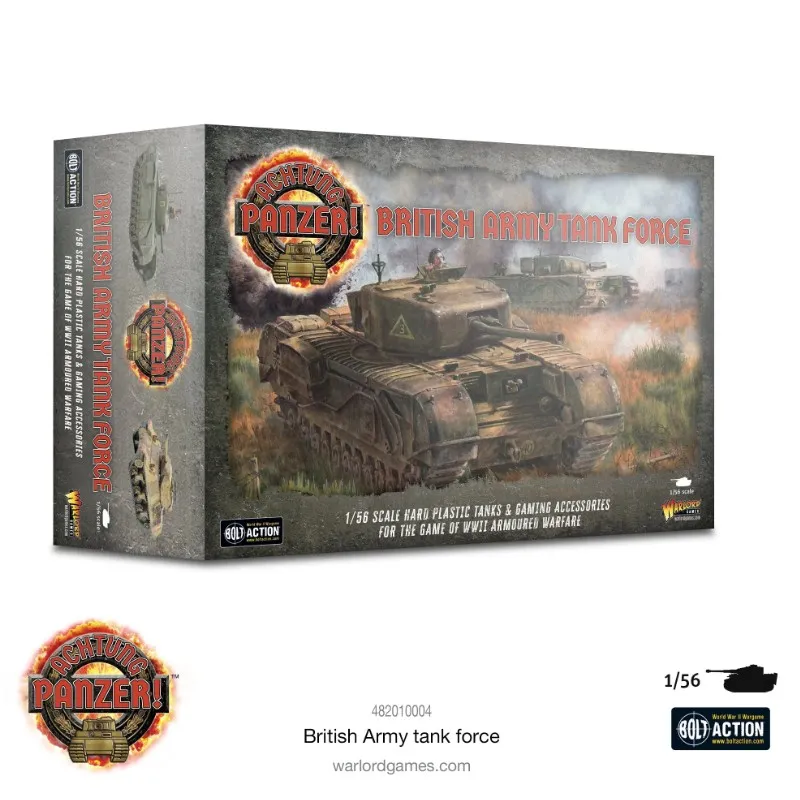 Achtung Panzer ! Force de chars britanniques. WARLORD GAMES 482010004