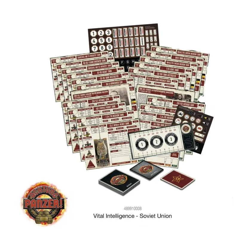 Achtung Panzer ! Paquet de lettres - Union soviétique. WARLORD GAMES 489910008