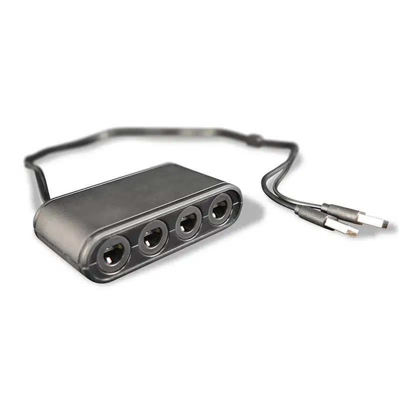 Adaptateur 4 manettes game cube sur switch et wii u - steelplay