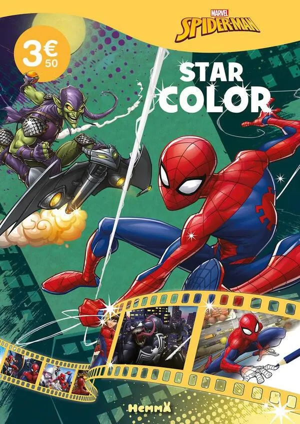MARVEL SPIDER-MAN - STAR COLOR SPIDER-MAN ET LE BOUFFON VERT