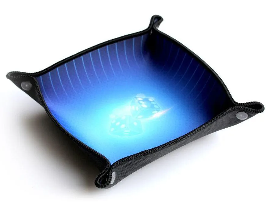 PISTE DE DES SAPHIR (BLEU 21X21 CM)