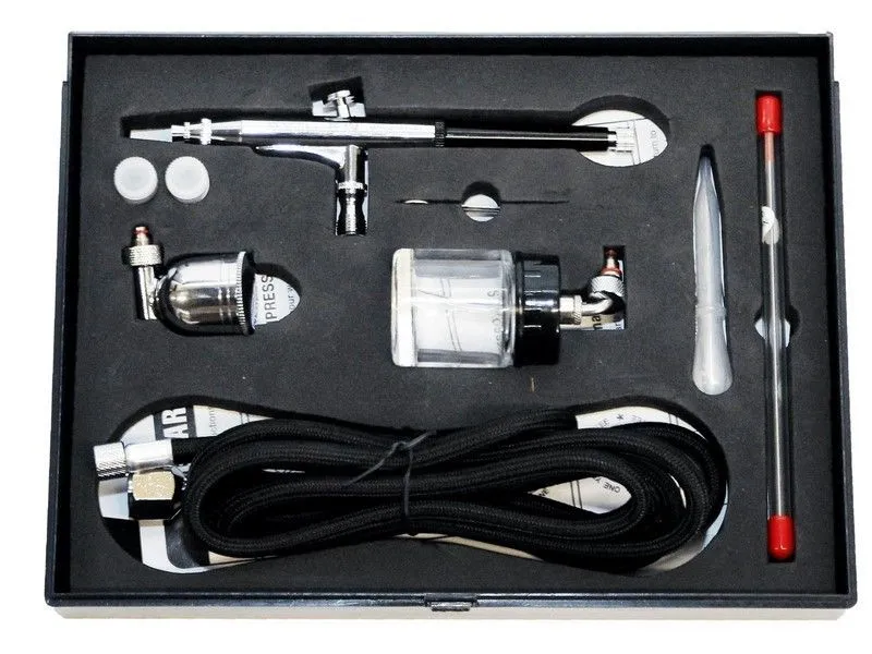 COMBO Aerographe 15002 + Compresseur Silencieux