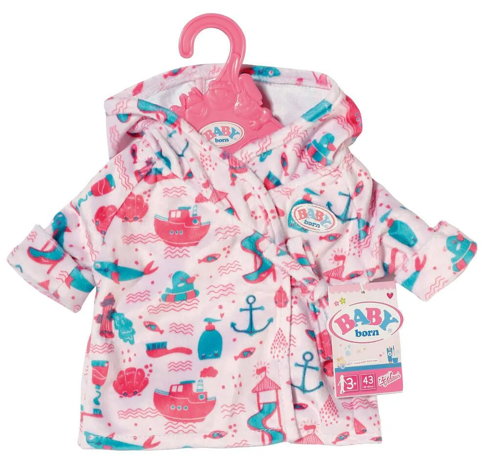 BABY BORN BATH PEIGNOIR 43CM