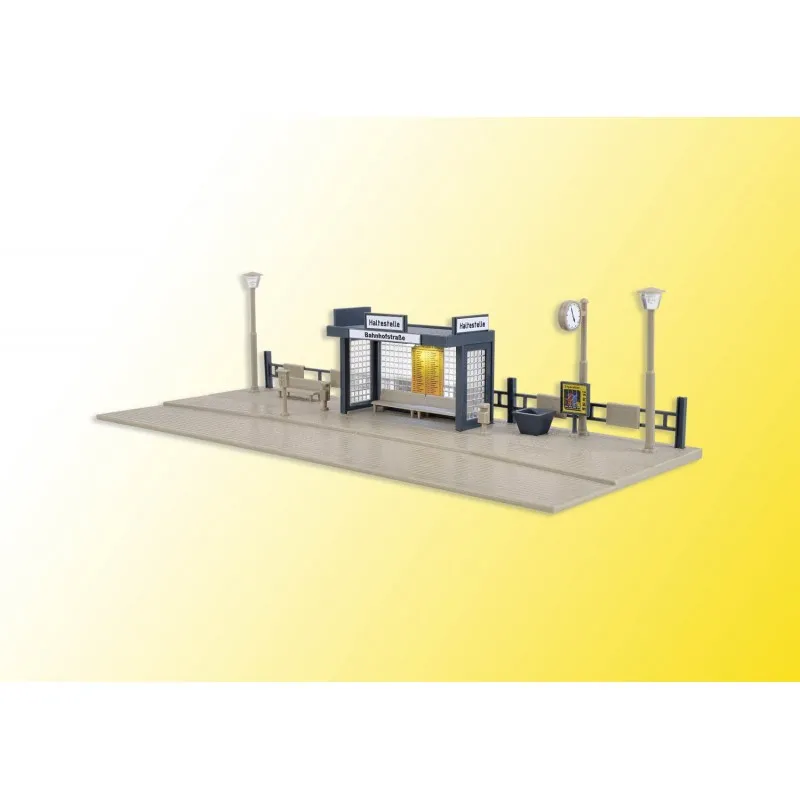 Arrêt de bus avec éclairage. VOLLMER 45154