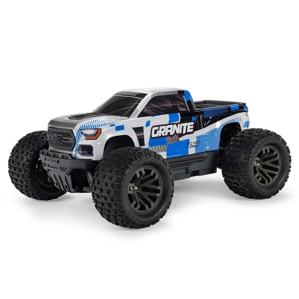 ARRMA Granite MEGA 665 Brushed 4x4 1/10 RTR Bleu - ARA4202V4T2