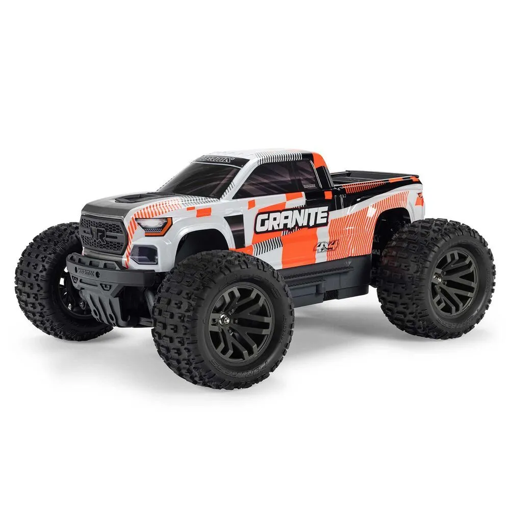 ARRMA Granite MEGA 665 Brushed 4x4 1/10 RTR Orange - ARA4202V4T3