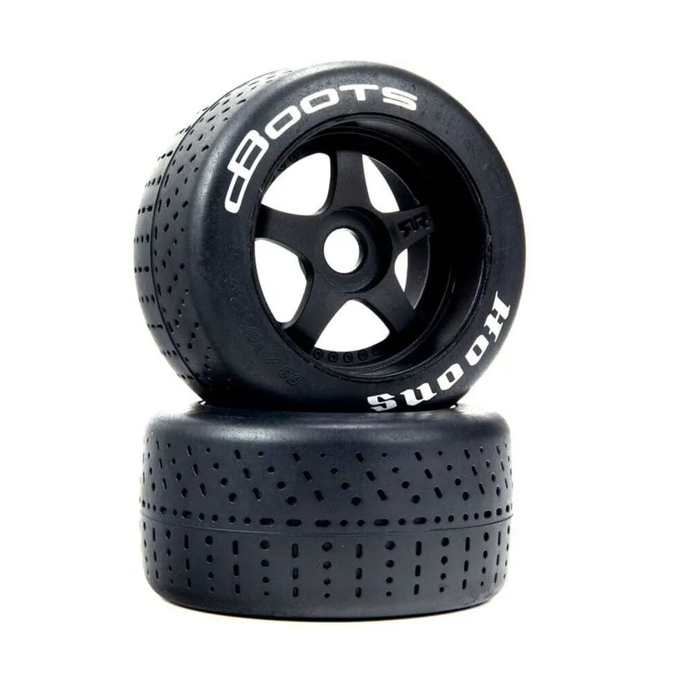 ARRMA Pneus dBoots Hoons 53/100 blanc + Jantes 2,9" 5 branches - ARA550102