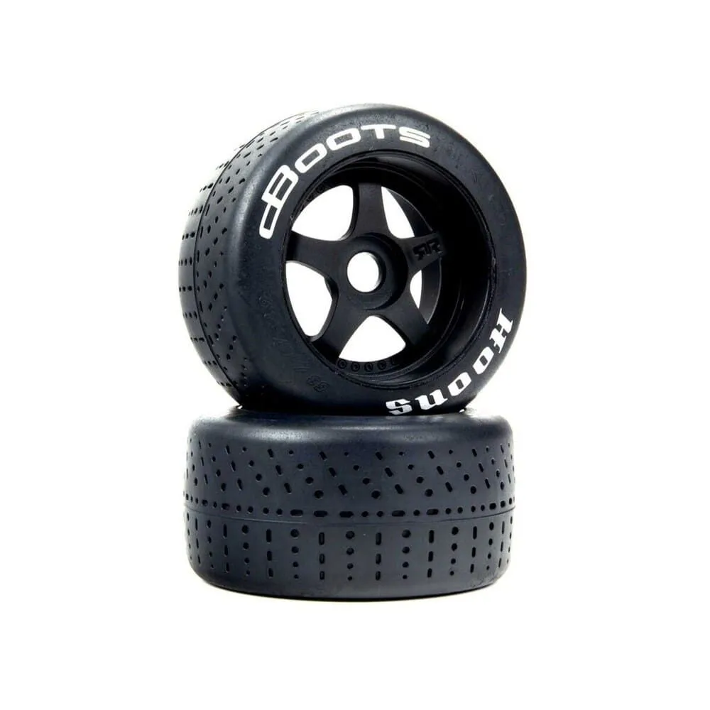 ARRMA Pneus dBoots Hoons 53/107 blanc + Jantes 2,9" 5 branches - ARA550073