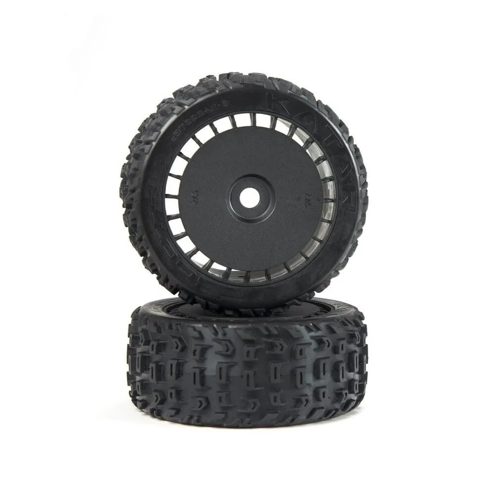 ARRMA Pneus dBoots Katar T Belted 6S Noir - ARA550097