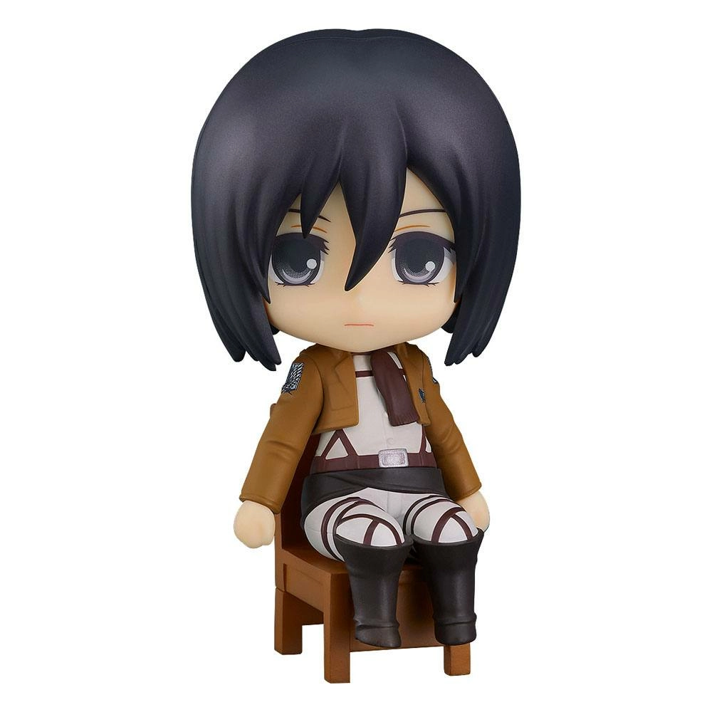 Attack on titan figurine nendoroid swacchao! mikasa ackerman 10 cm