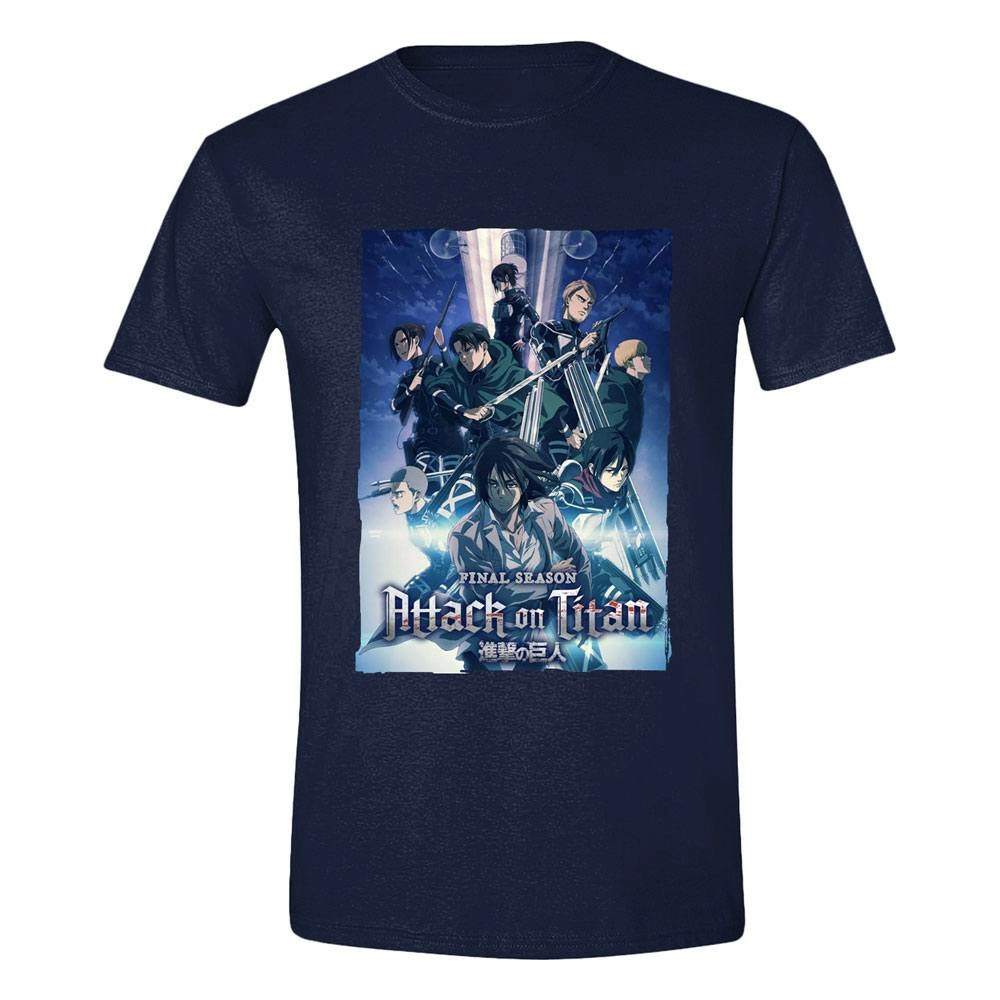 Attack on titan t-shirt season poster (l)