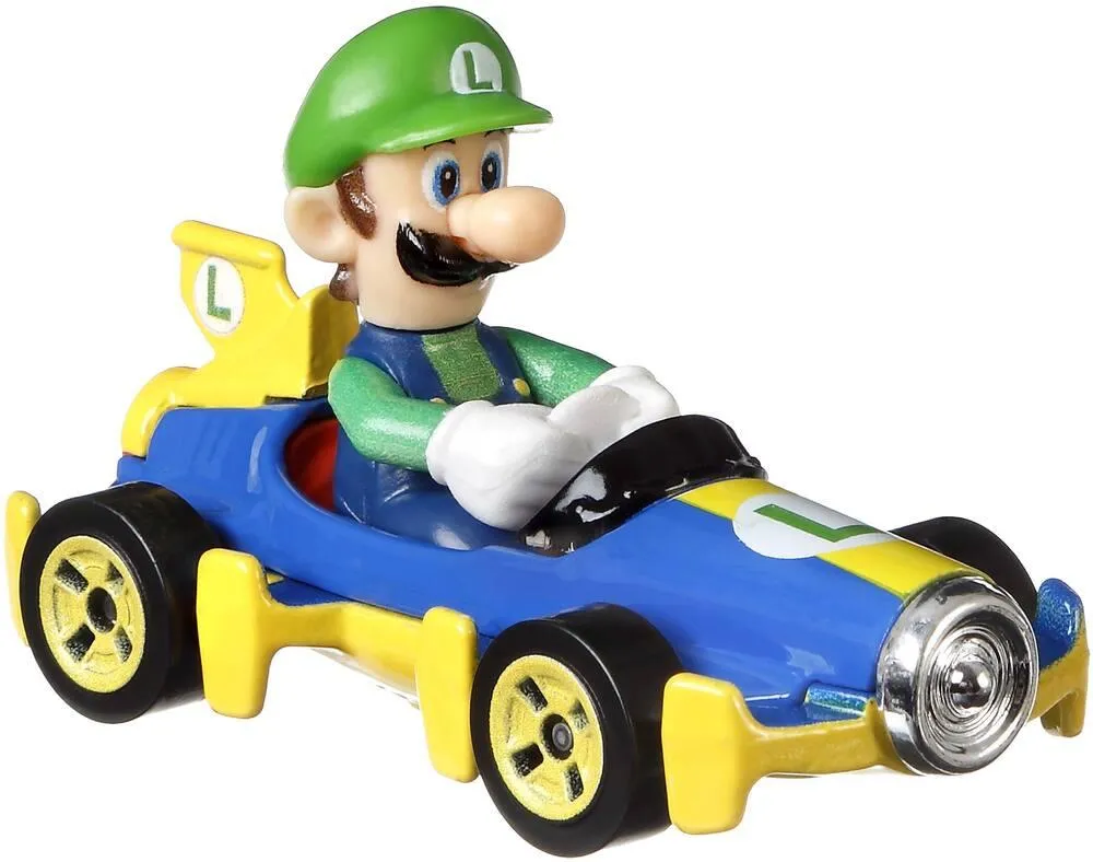 HOT WHEELS -  MARIO KART  - VEHICULE LUIGI